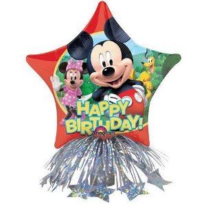 14" Mickey Happy Birthday Center Piece 