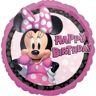 18" Happy Birthday Minnie Mouse Forever
